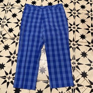 adidas plaid golf pants
